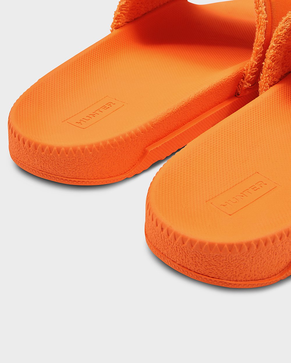 Womens Hunter Slides Orange - Original Adjustable - 3168792-FT